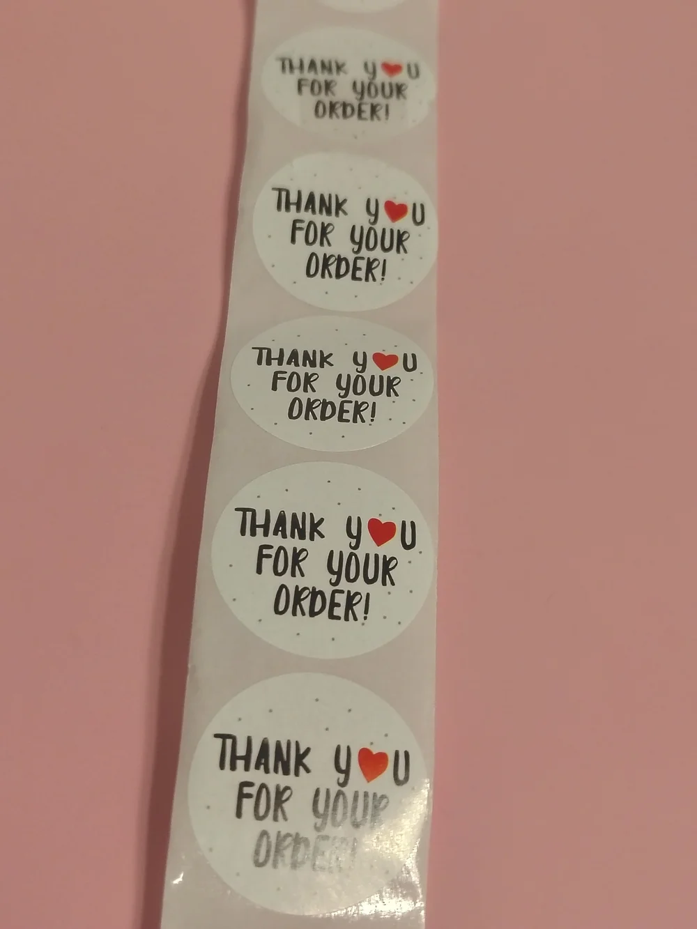 50 Smile Small Business Cards with Stickers